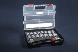 Набор коротких торцевых головок 1/2" (10-32 мм) 17 предметов Станкоимпорт TBS-17